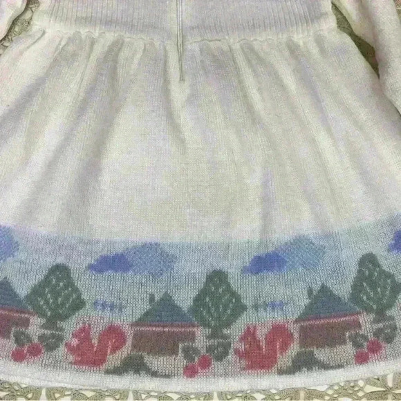 Nann Knits Vintage 1970’s Sweater Dress Size 18 Months Made in France - Picture 12 of 13